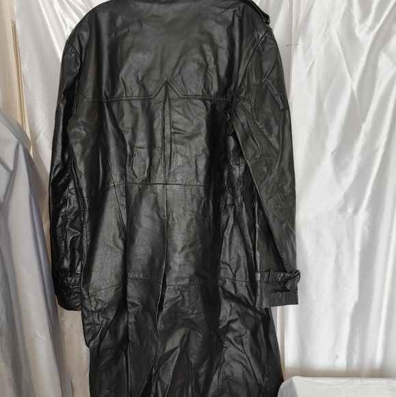 Vintage Wilson's leather long coat 44 - Picture 3 of 10